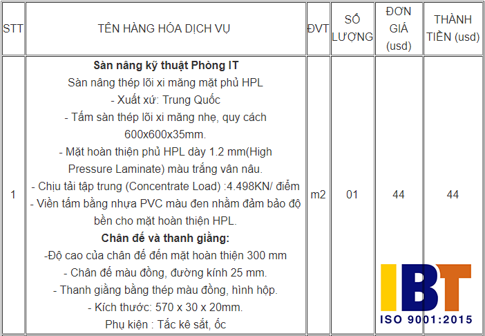Sàn nâng kỹ thuật là gì?  
